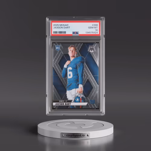 2025 Panini Mosaic #288 Jaxson Dart (PSA 10 GEM MINT)
