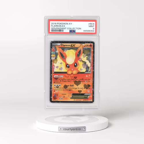 2016 Generations #RC6 Flareon EX - Holo (PSA 9 MINT)