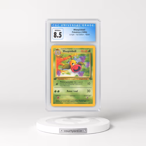 1999 Jungle #48 Weepinbell - 1st Edition (CGC 8.5 NM-MT+)