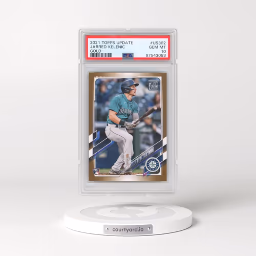 2021 Topps Update #US302 Jarred Kelenic - Gold (PSA 10 GEM MINT)