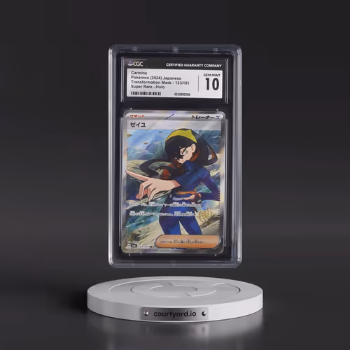 2024 Transformation Mask #123/101 Carmine - Super Rare Holo (CGC 10 GEM MINT)