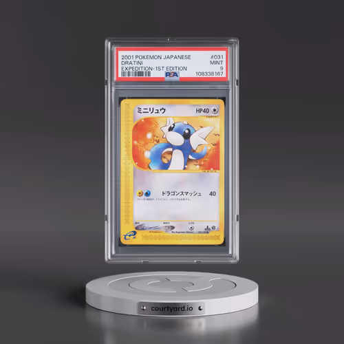 2001 Pokémon Expedition #031 Dratini - 1st Edition (PSA 9 MINT)