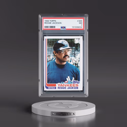 1982 Topps #300 Reggie Jackson (PSA 7 NM)