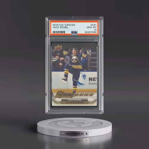 2015 Upper Deck Canvas #C91 Jack Eichel (PSA 10 GEM MINT)