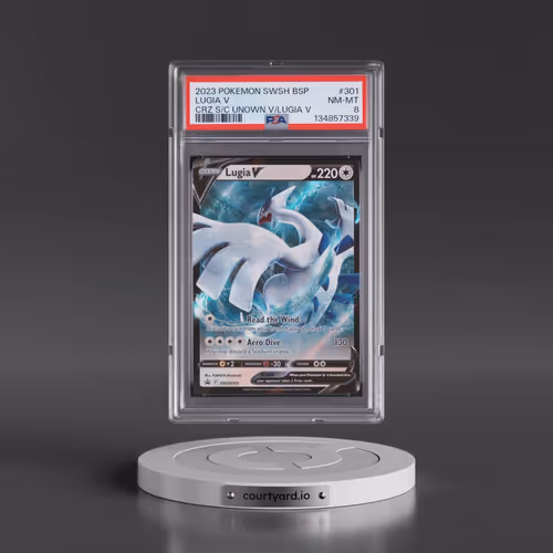 2023 Pokémon Swsh Black Star Promo #301 Lugia V - Holo Crown Zenith Special Collection Unown V & Lug