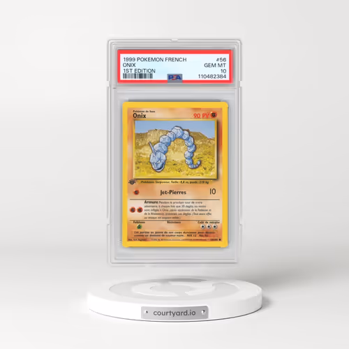 1999 Pokémon #56 Onix - 1st Edition (PSA 10 GEM MINT)