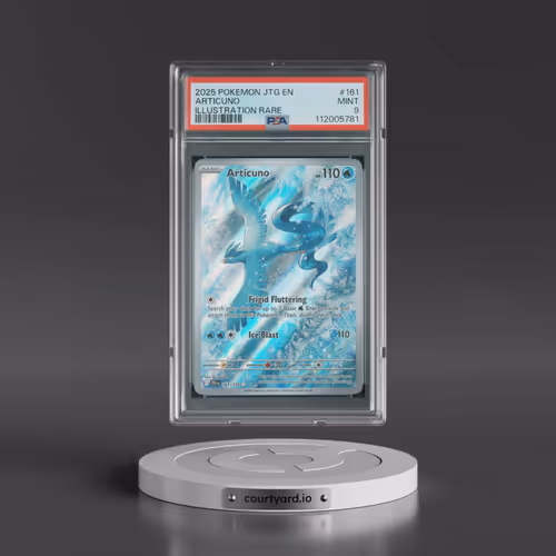2025 Pokémon Jtg EN-Journey Together #161 Articuno - Illustration Rare (PSA 9 MINT)