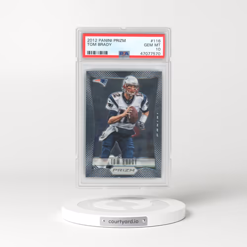 2012 Panini Prizm #116 Tom Brady (PSA 10 GEM MINT)