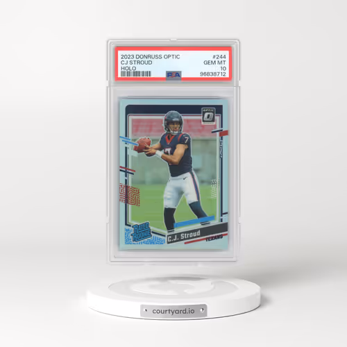 2023 Panini Donruss Optic #244 CJ Stroud - Holo (PSA 10 GEM MINT)
