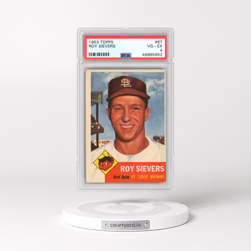 1953 Topps #67 Roy Sievers (PSA 4 VG-EX)