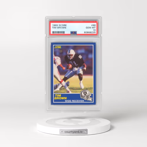 1989 Score #86 Tim Brown (PSA 10 GEM MINT)