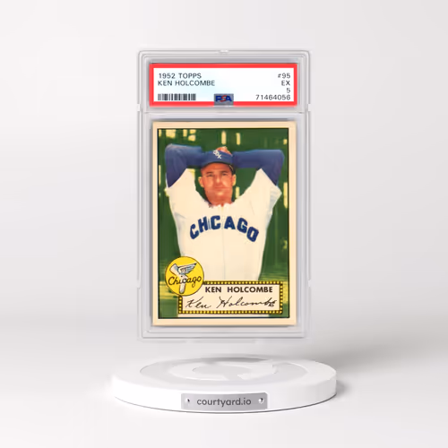 1952 Topps #95 Ken Holcombe (PSA 5 EX)