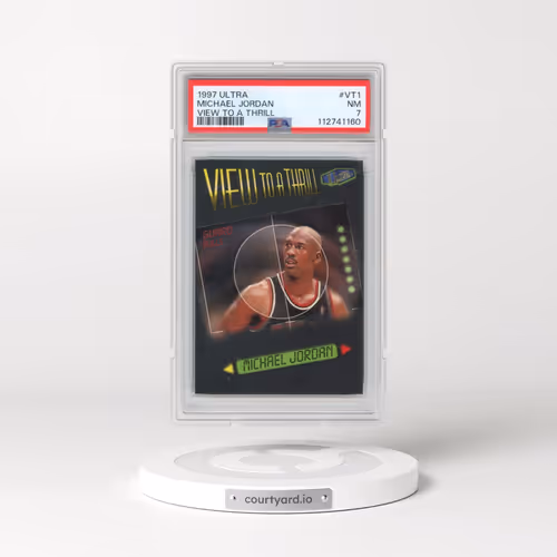 1997 Ultra View 2 A Thrill #VT1 Michael Jordan (PSA 7 NM)