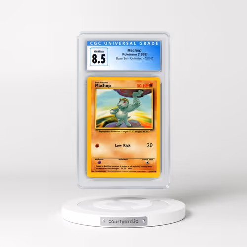 1999 Base Set #52/102 Machop (CGC 8.5 NM-MT+)