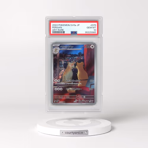 2024 Pokémon Sv6a-Night Wanderer #075 Persian - Art Rare (PSA 10 GEM MINT)
