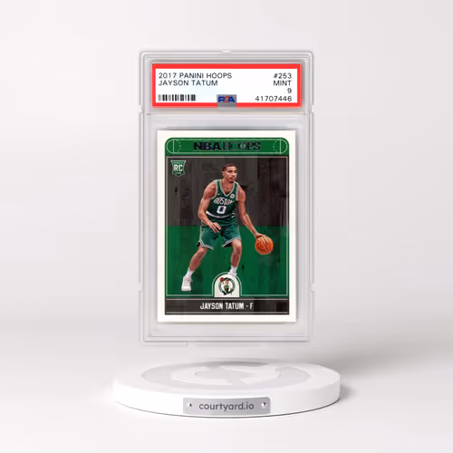 2017 Panini Hoops #253 Jayson Tatum (PSA 9 MINT)