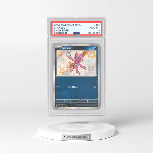 2024 Pokémon Paf EN-Paldean Fates #182 Sneasel - Shiny Rare (PSA 10 GEM MINT)