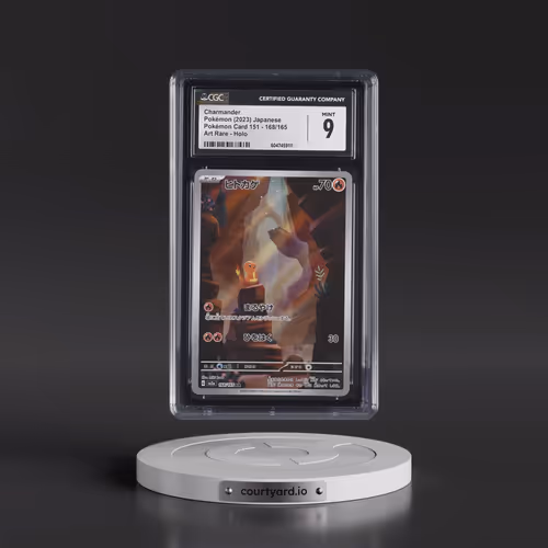 2023 Pokémon Card 151 #168/165 Charmander - Art Rare Holo (CGC 9 MINT)