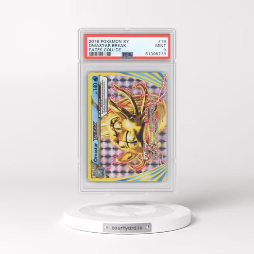 2016 Pokémon XY Fates Collide #19 Omastar Break (PSA 9 MINT)