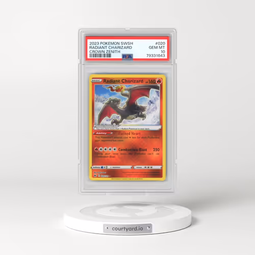 2023 Pokémon Sword and Shield Crown Zenith #020 Radiant Charizard - Holo (PSA 10 GEM MINT)