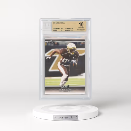 2017 Leaf Draft #16 Corey Davis (BGS 10 PRISTINE)