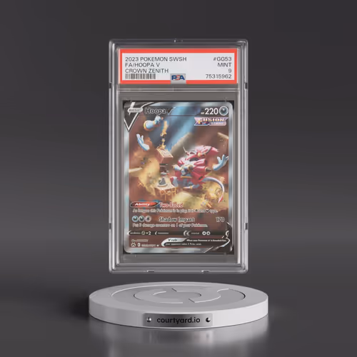 2023 Pokémon Sword and Shield Crown Zenith #GG53 Hoopa V - Holo Full Art (PSA 9 MINT)
