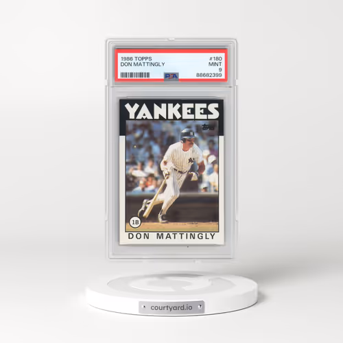 1986 Topps #180 Don Mattingly (PSA 9 MINT)
