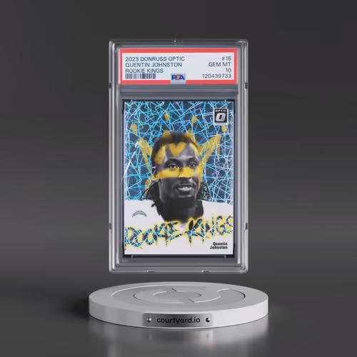 2023 Panini Donruss Optic Rookie Kings #15 Quentin Johnston (PSA 10 GEM MINT)