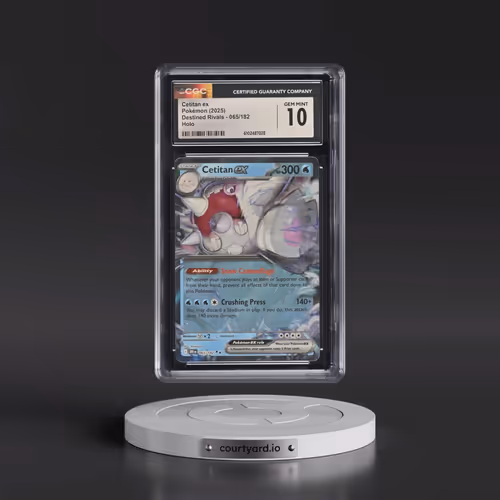 2025 Destined Rivals - DRI EN #065/182 Cetitan ex - Holo (CGC 10 GEM MINT)
