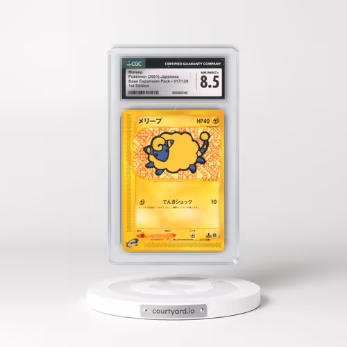 2001 Base Expansion Pack #017/128 Mareep - 1st Edition (CGC 8.5 NM-MT+)
