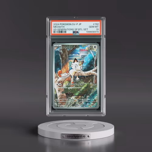 2024 Pokémon SV-P Promo #192 Meowth - Start Deck Generations Special Battle Set (PSA 10 GEM MINT)