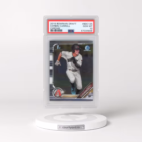 2019 Bowman Draft #BDC125 Corbin Carroll - Chrome (PSA 10 GEM MINT)