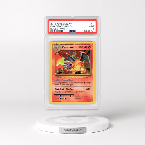 2016 Pokémon XY Evolutions #11 Charizard - Holo (PSA 9 MINT)