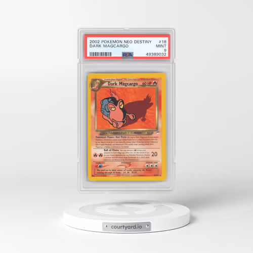 2002 Neo Destiny #18 Dark Magcargo (PSA 9 MINT)