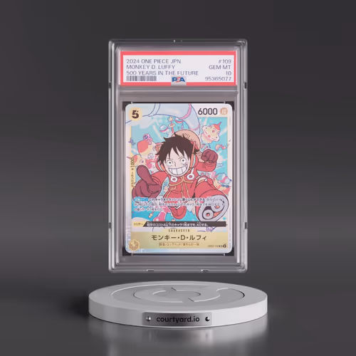 2024 One Piece Japanese OP07-500 Years in the Future #109 Monkey D. Luffy (PSA 10 GEM MINT)