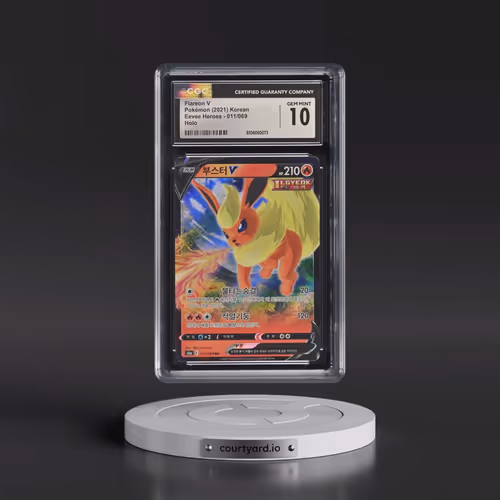 2021 Eevee Heroes #011/069 Flareon V - Holo (CGC 10 GEM MINT)