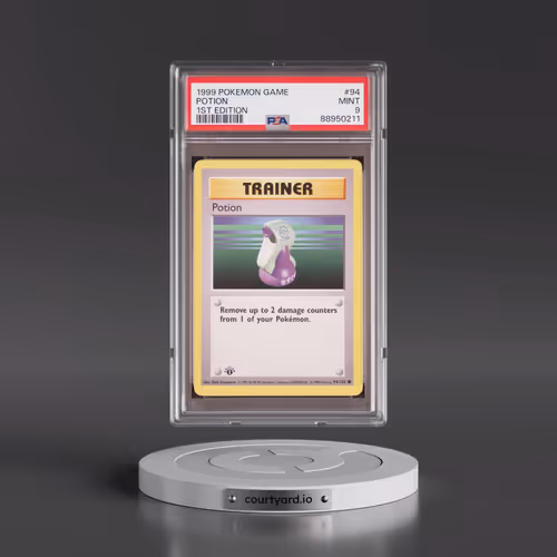 1999 Pokémon Game #94 Potion - 1st Edition (PSA 9 MINT)