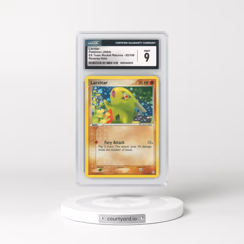 2004 EX Team Rocket Returns #62 Larvitar - Holo (CGC 9 MINT)