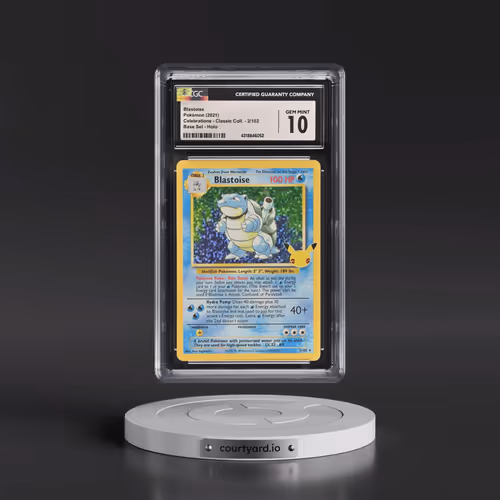 2021 Celebrations - Classic Collection #2/102 Blastoise - Base Set Holo (CGC 10 GEM MINT)