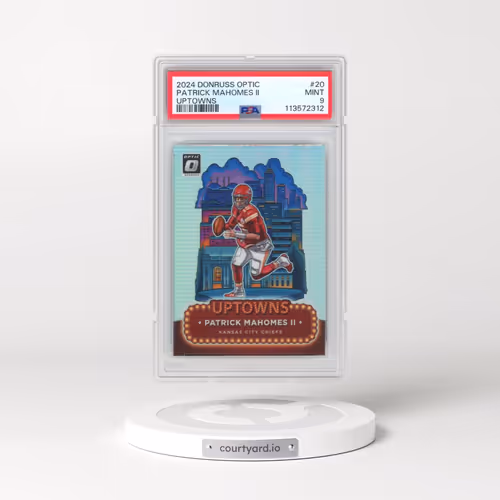 2024 Panini Donruss Optic Uptowns #20 Patrick Mahomes II (PSA 9 MINT)