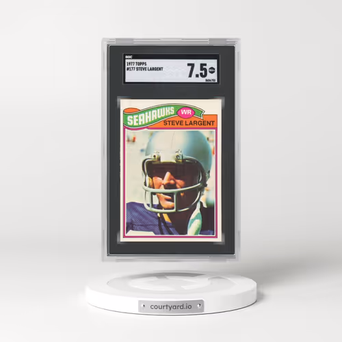 1977 Topps #177 Steve Largent (SGC 7.5 NM+)