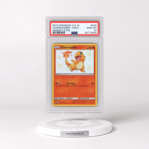 2019 Pokémon Sun & Moon Hidden Fates #SV6 Charmander - Holo (PSA 10 GEM MINT)