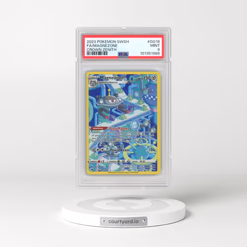 2023 Pokémon Sword and Shield Crown Zenith #GG18 Magnezone - Full Art (PSA 9 MINT)