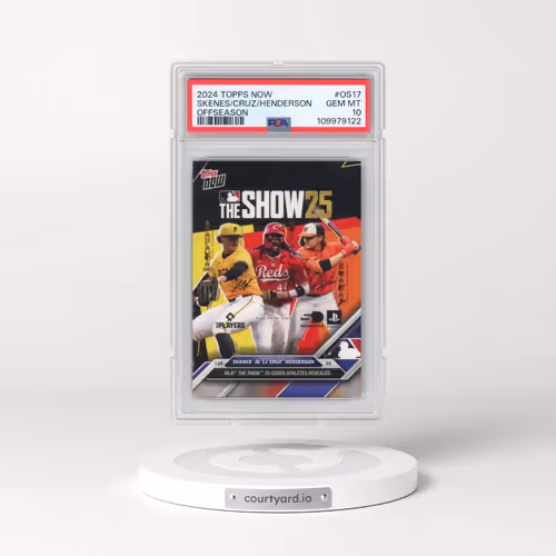 2024 Topps Now Offseason #OS17 Elly de La Cruz/Gunnar Henderson/Paul Skenes (PSA 10 GEM MINT)