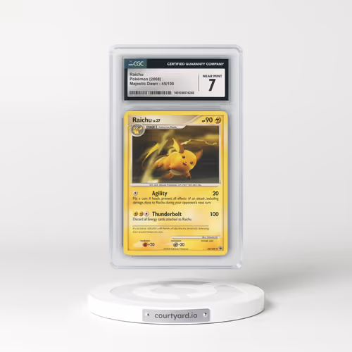 2008 Majestic Dawn #45/100 Raichu (CGC 7 NM)