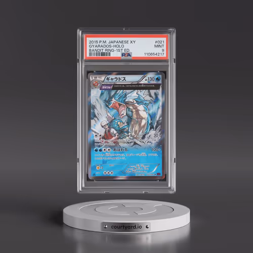 2015 Pokémon XY Bandit Ring #021 Gyarados - 1st Edition Holo (PSA 9 MINT)