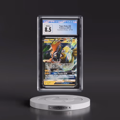 2017 Pokémon Sun & Moon Guardians Rising #47 Tapu Koko GX - Holo (CGC 8.5 NM-MT+)