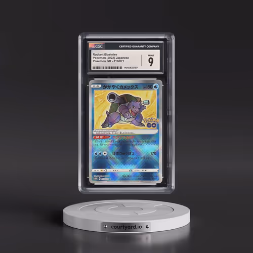 2022 Pokémon GO #018/071 Radiant Blastoise - Holo (CGC 9 MINT)