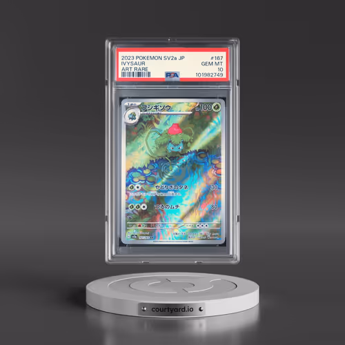 2023 Pokémon Sv2a-Pokemon 151 #167 Ivysaur - Art Rare (PSA 10 GEM MINT)
