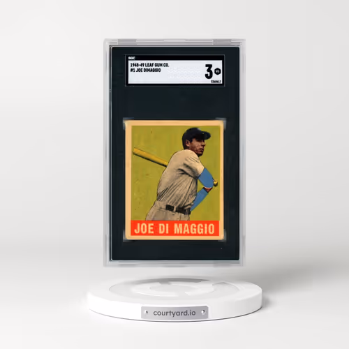 1948 Leaf Gum Co. #1 Joe Dimaggio (SGC 3 VG)
